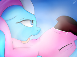 neighday:  Spa Ponies throat bulge licking