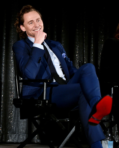 theavengers: LOKI’ FYC Event  WEST HOLLYWOOD, CALIFORNIA - MAY 22: Tom Hiddleston attends