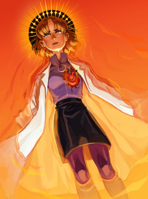 alexiadraws:Ritsuko and Misato inspired by multiple tracks from How Big How Blue How BeautifulI love