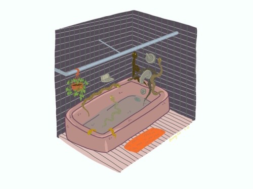 “Snake bath” by Bunny Lee