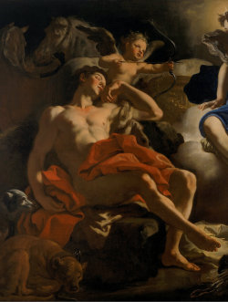 Sculppp:  Francesco Solimena (1657 – 1747)  Diana And Endymion, Detail