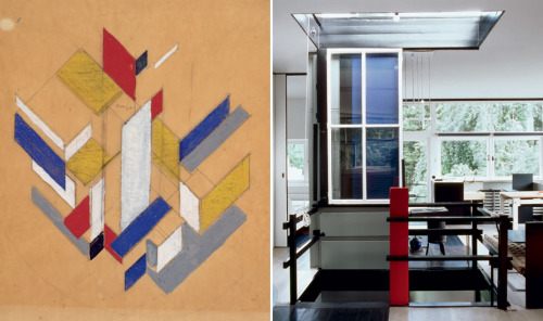 Gerrit Rietveld, Schroeder House, 1924. The heart of the house is the airy light-filled space o