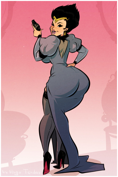   Madam Pegeen - Cartoon PinUp Commission  &ldquo;It&rsquo;s reliable, discrete