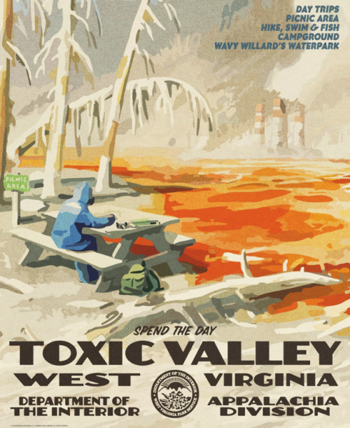 thevaultfalloutwiki: Department of the Interior posters for West Virginia’s (Post-War) regions