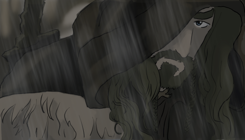 Continuing My Ghilbi Style Screencap Redraws. Feat. Thorin In Bree From A Deleted Scene.