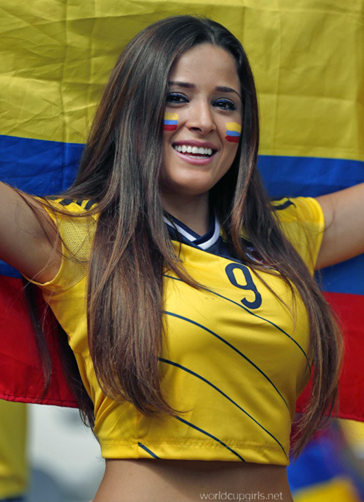 worldcup2014girls:  Miss WorldCup 2014? Probably this Colombian hottie… GALLERY: