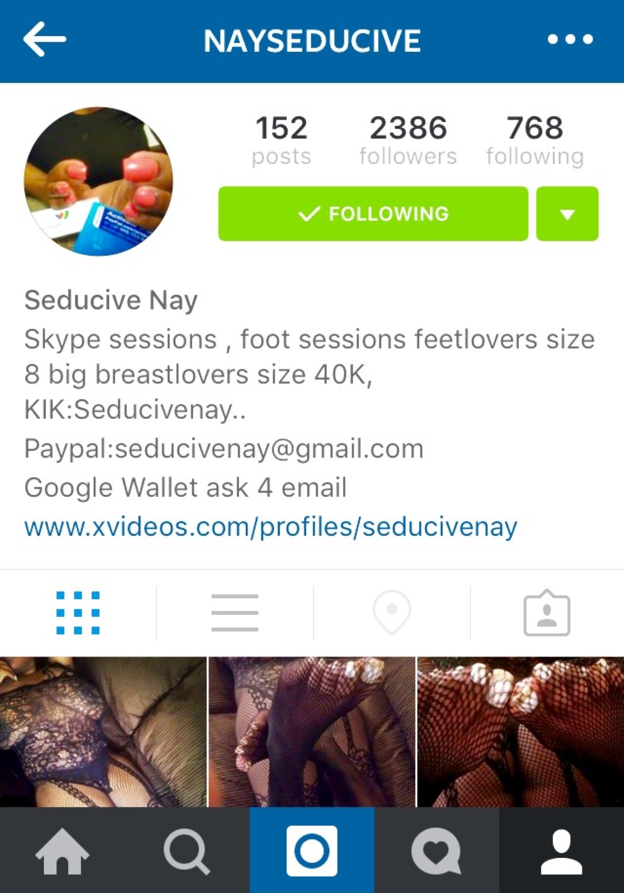 hugeblackboobsandnipples:  40k titted queen @nayseducive IG Part 1