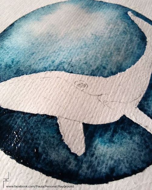 Wip….. #wip #watercolorart #watercolor #painting #series #sea #watercolorpainting #water #oce