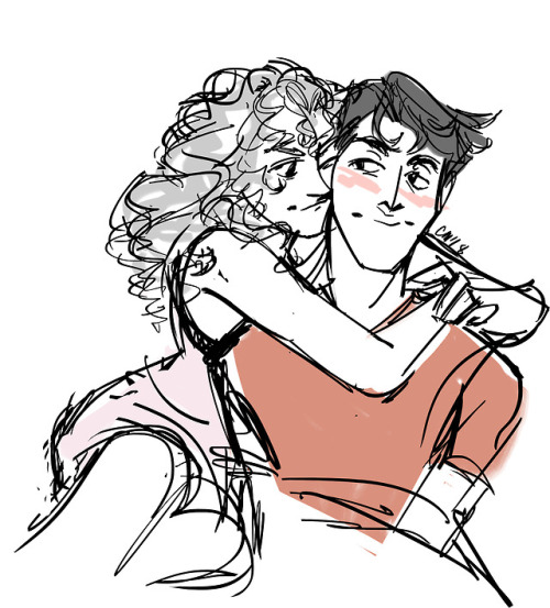 casey-awesome: Percabeth being cute :3 