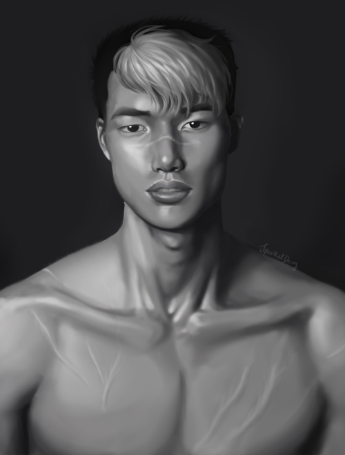 sperkelderg:realistic shirothis was actually supposed to be a study,but the guy kinda reminded me of