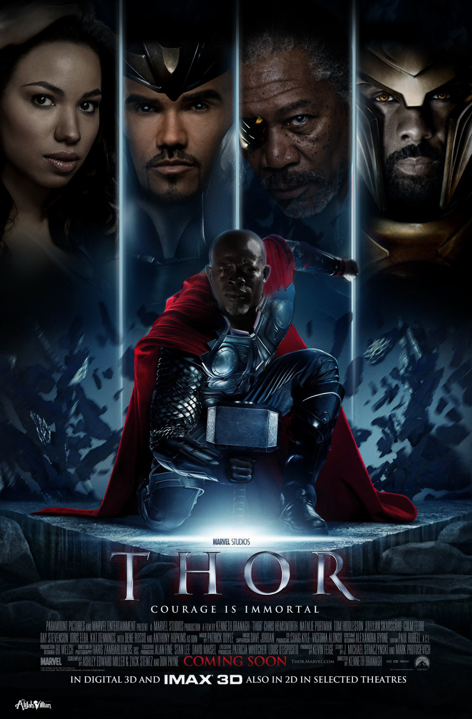 thetallblacknerd:  nigeah:  dejavu11:  exquisite-blackness:  Black Superhero Movie