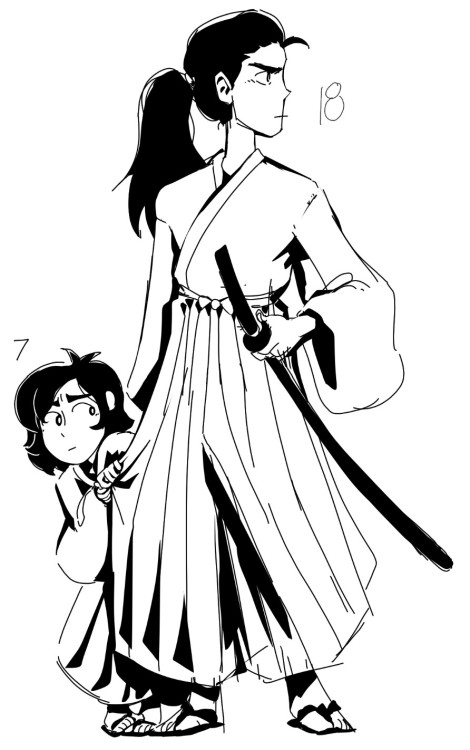 Continuation of that last sketch I posted hereDon’t mind me just taking over the Baby Goemon market