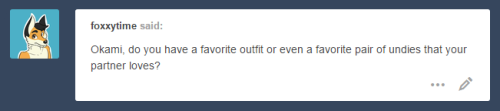 canis-stuffs:“Over-sized shirts are the best! You don’t have to wear pants, which is awesome! It’s really comfy! It also makes me seem smaller than I actually am. Obviously this one is my most favourite outfit to wear and of course Vrocky loves