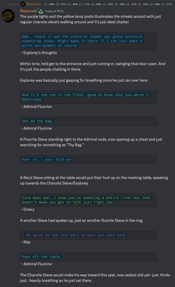 Hey, This Thing Exists Now For My Rq Au (Left To Right, And Left To Right To Read The Story Properly)