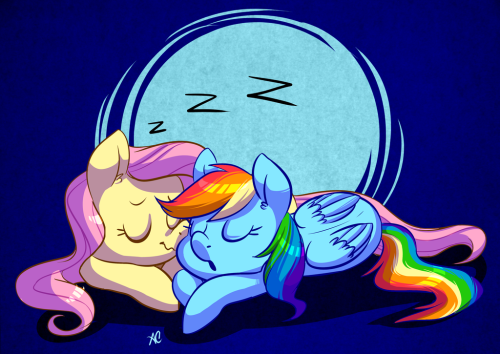 theponyartcollection:  Sleepy FlutterDash by artsygirl796  <333