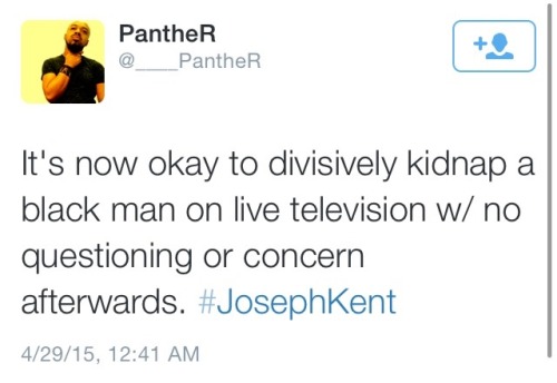 whitegirlsaintshit:  krxs10:  !!!!!!!!!!!!!!!!!!!!!!!!  EMERGENCY  !!!!!!!!!!!!!!!!!!!!!!!A PROTESTER BY THE NAME OF JOSEPH KENT WAS KIDNAPPED BY BALTIMORE POLICE LAST NIGHT LIVE ON CNNHERES THE VIDEOHE IS MISSING!! RT HIS NAME!! RT HIS VIDEO!! AND