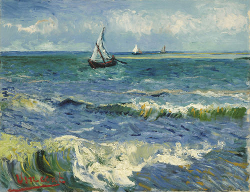 Seascape near Les Saintes-Maries-de-la-Mer, Vincent van Gogh, 1888