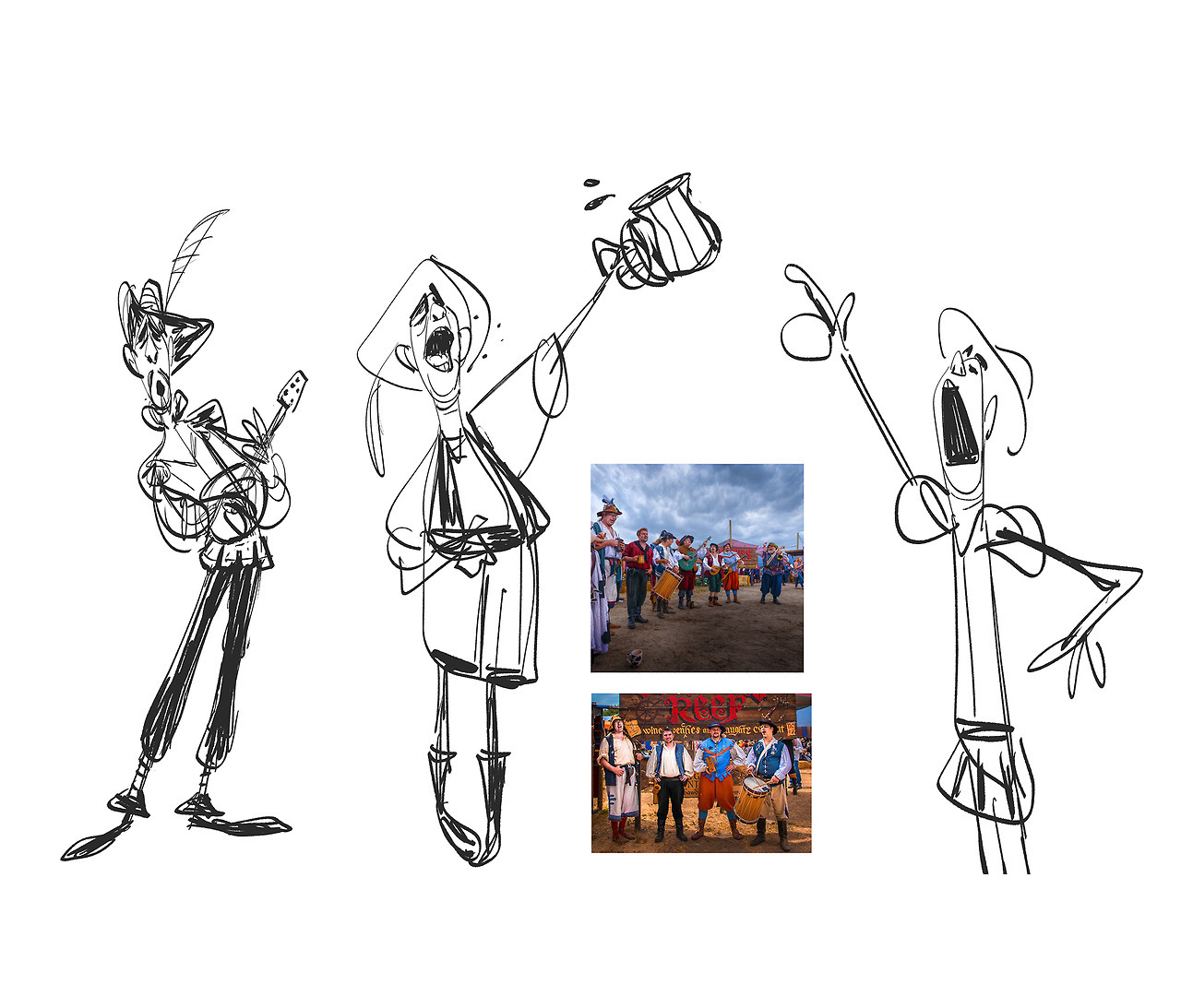bobbypontillas: An assortment of character concepts from Season 1 of Tangled to end