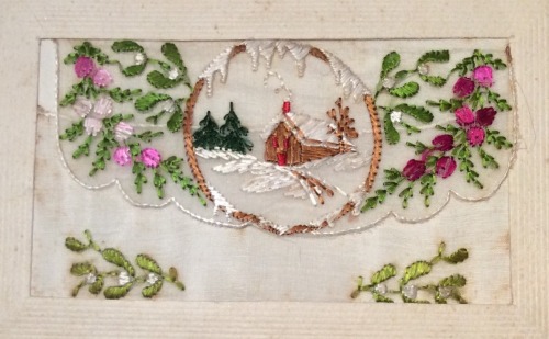 WW1 Embroidered Postcards (Handling Collection / The Highlanders&rsquo; Museum) Further informa