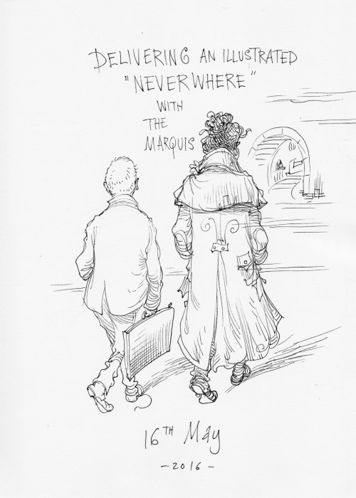 neil-gaiman:chrisriddellblog:Neverwhere illustrated edition.It is such a gorgeous book. I cannot wai