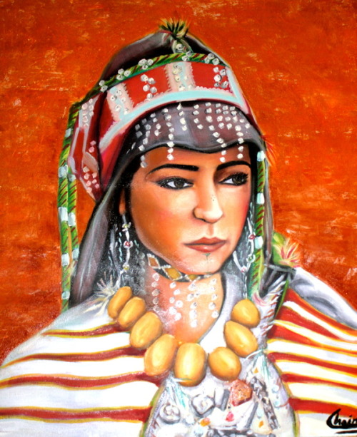 dynamicafrica: Moroccan Amazigh artist Chama Mechtaly uses her artistic gift to channel and pay homa