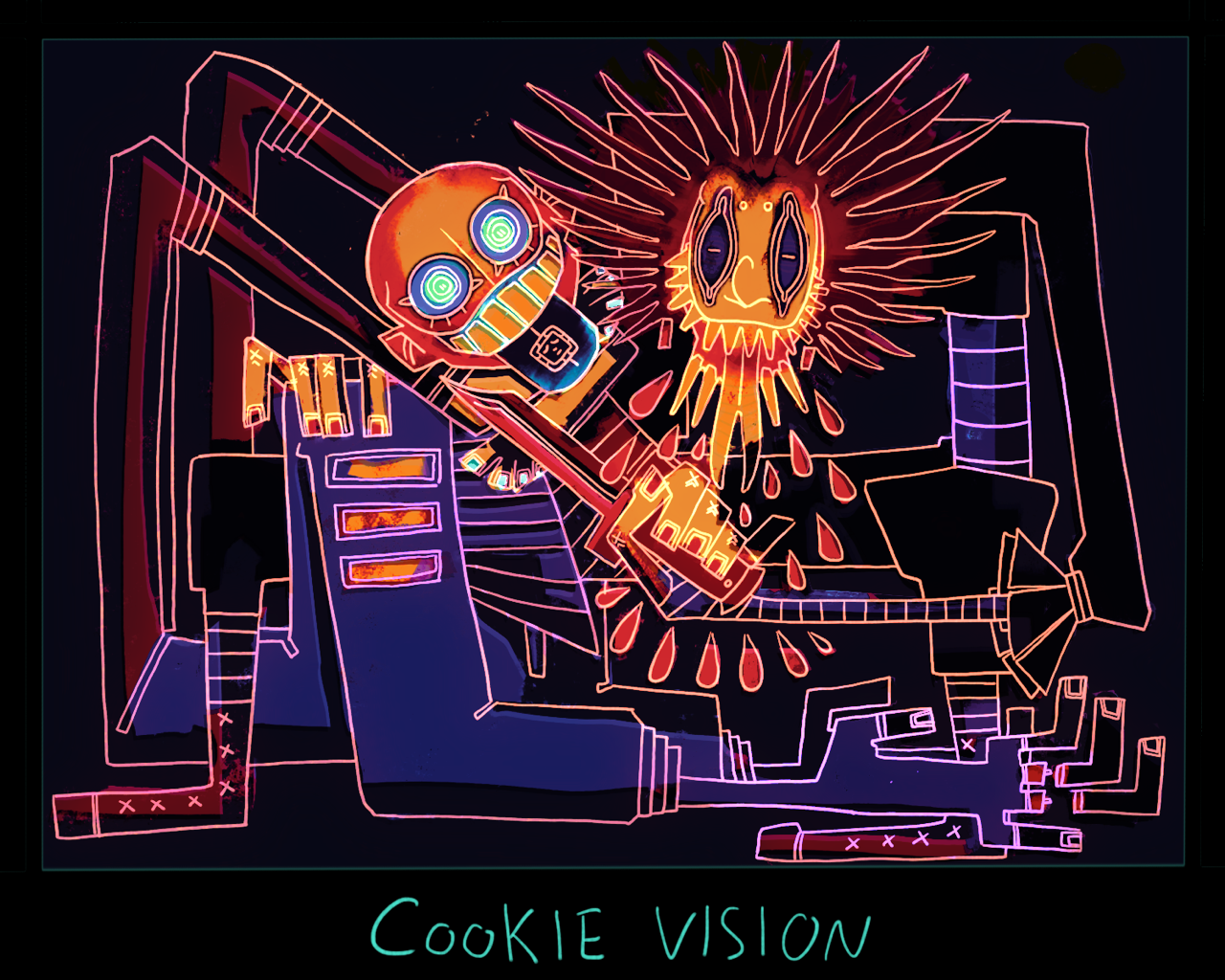 deadwooddross: Decided to practice a new way of coloring on some lines for this comm