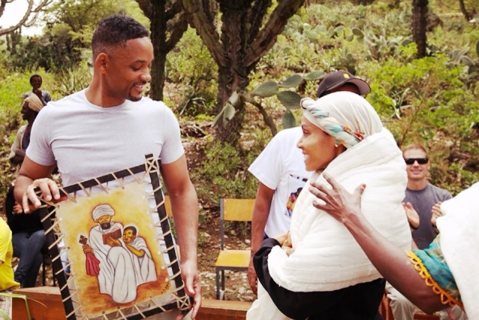 kemetic-dreams:  Will and jada in Ethiopia 