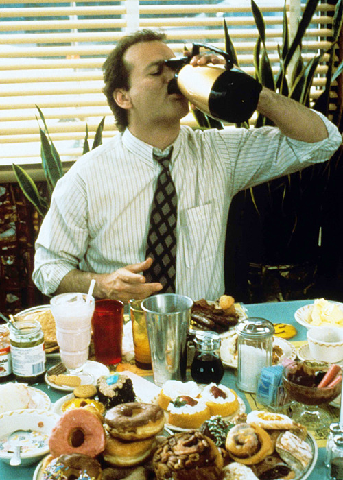 aheadlongdive:
“ supermodelgif:
“ Groundhog Day (1993)
”
Me.
”
You know when you’re on vacation and you go out to breakfast…..yeah.