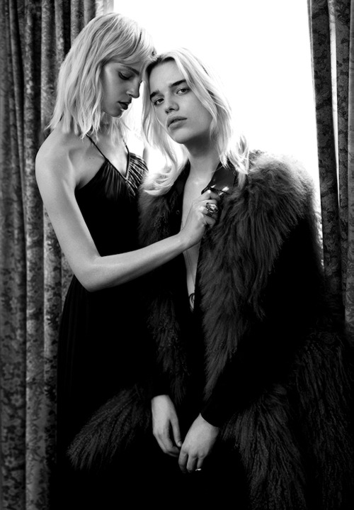 androfeminine:  Maarten Convens and Charlotte Tomaszewska