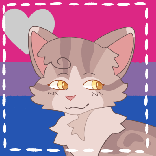 Warriors Wiki temporary icon (to celebrate pride month)