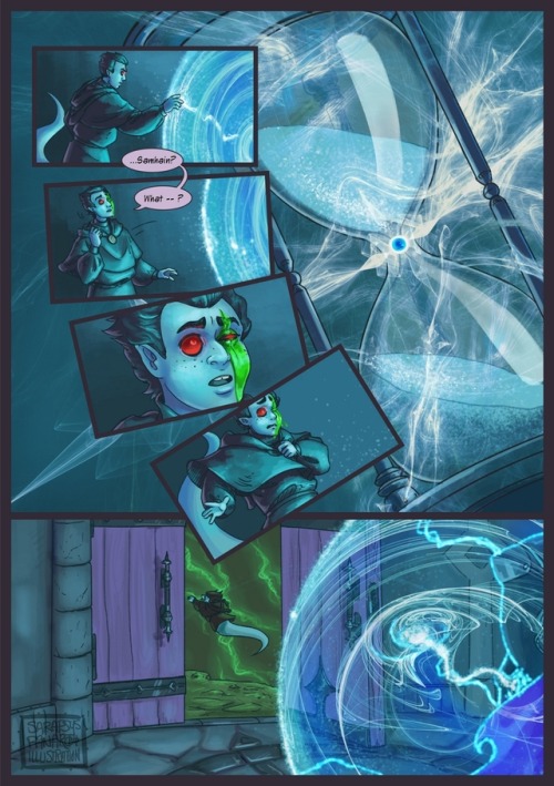 sarapsys:  p21  End scene.And with that folks, I’m back on hiatus.  I haven’t been able to keep up w