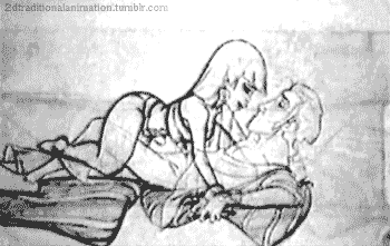 2dtraditionalanimation:  Chel and Tulio - Rodolphe Guenoden and James Baxter   that