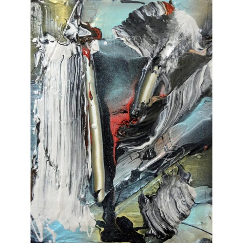 mdibble:“Blunt Smoker” (enamel and spray paint on canvas) 10.5 x 8" @saatchiart #contemporaryga
