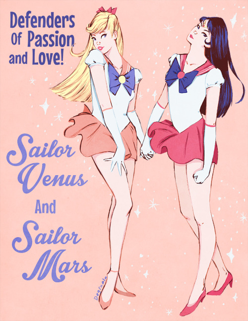 Porn degraalaart:  Sailor Venus and Sailor Mars photos