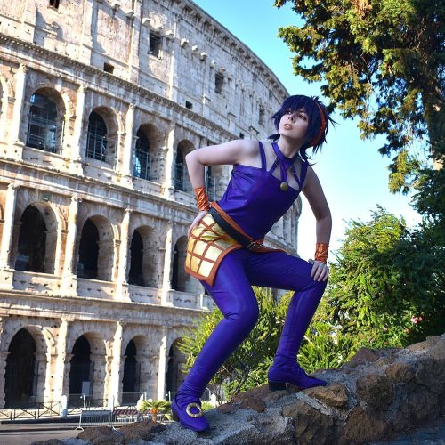 throwback to the SHOOT OF A LIFETIME last fall when I got to wear Narancia at the actual Colosseum!!