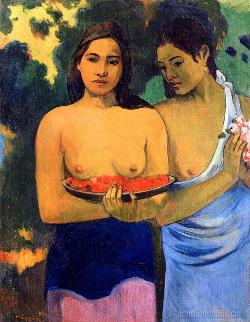 Porn Pics fleurdulys:  Two Tahitian Women - Paul Gauguin