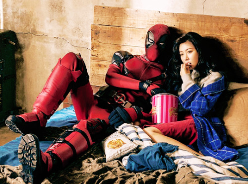 shiningqueens:high cut #166 with hyuna (and deadpool)