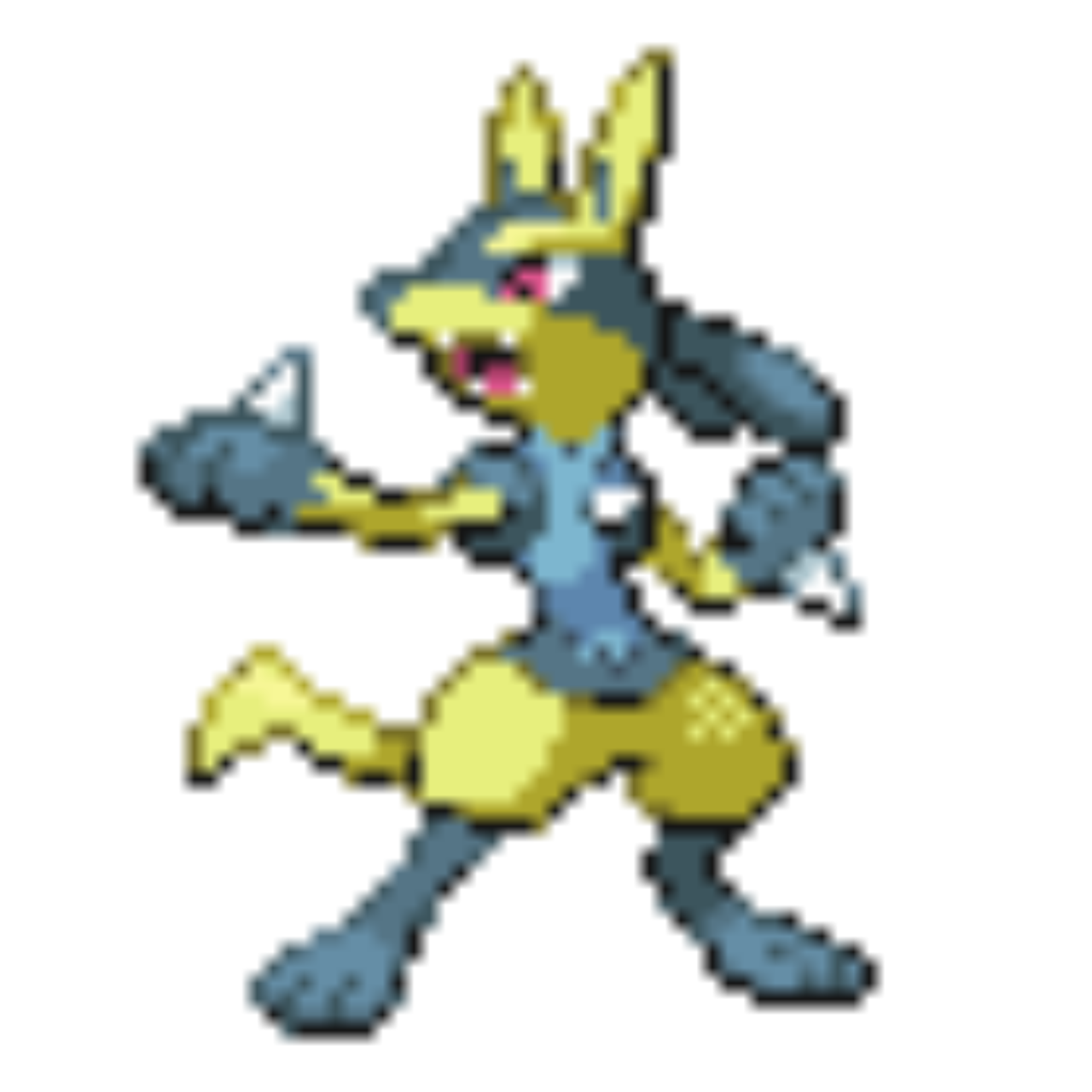 V0JELLY's Tumblr - Pokémon Sprite Vector - Lucario (regular and...