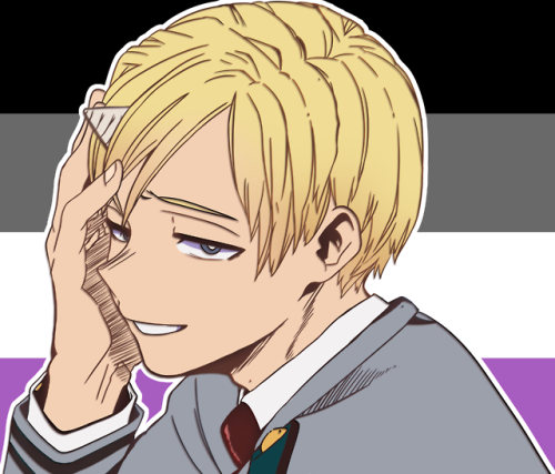 I traced the one panel of Monoma from the newest BNHA Manga chapter and made a few icons! Feel free 