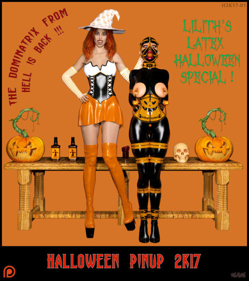 Halloween PinUps - Lillith Returns HQ and Full Sized Images @www.patreon.com/ZaZMade using some of t