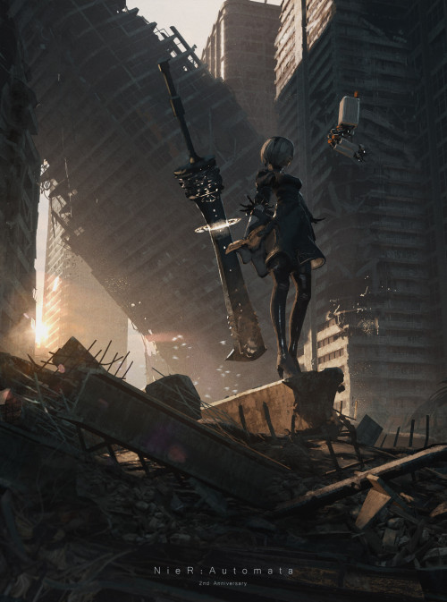 NieR:Automata Lownine . https://www.artstation.com/artwork/zAq1YD