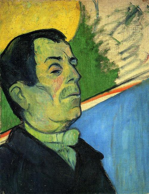 Portrait of a man wearing a lavalliere, 1888, Paul GauguinMedium: oil,canvas
