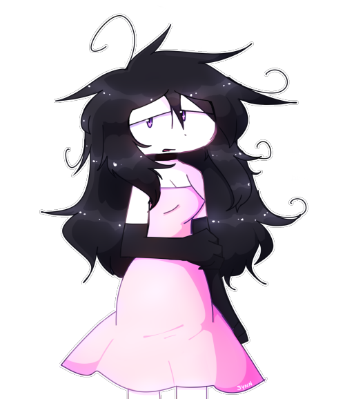 She’s sad..?(character belongs to @mobox87 )(dibujas bonito mobox u.u)