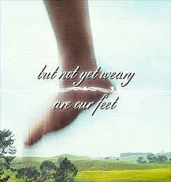 tolkienism:  Tolkien Poems: Fellowship of the Ring/the Hobbit↳ a walking-song