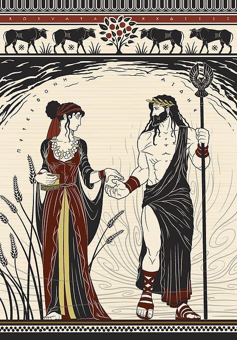 sex-death-rebirth:Hades and Persephone by Matthew Kocvara