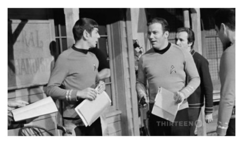 classictrek:Some very hard-to-find snapshots of Leonard Nimoy, DeForest Kelley and William Shatner d