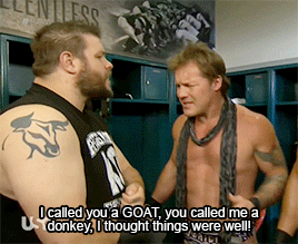 mithen-gifs-wrestling:  “I called you a GOAT, you called me a donkey, I thought we were well!”