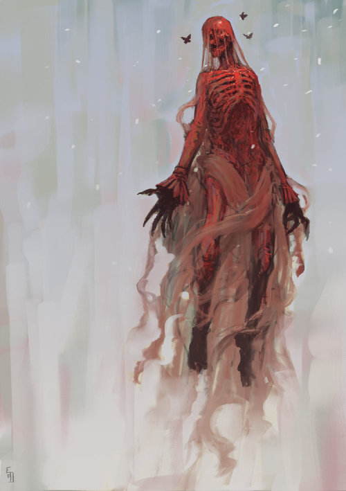 ophelia-network:  Crimson Peak by EdwardDelandreArt on DeviantArt