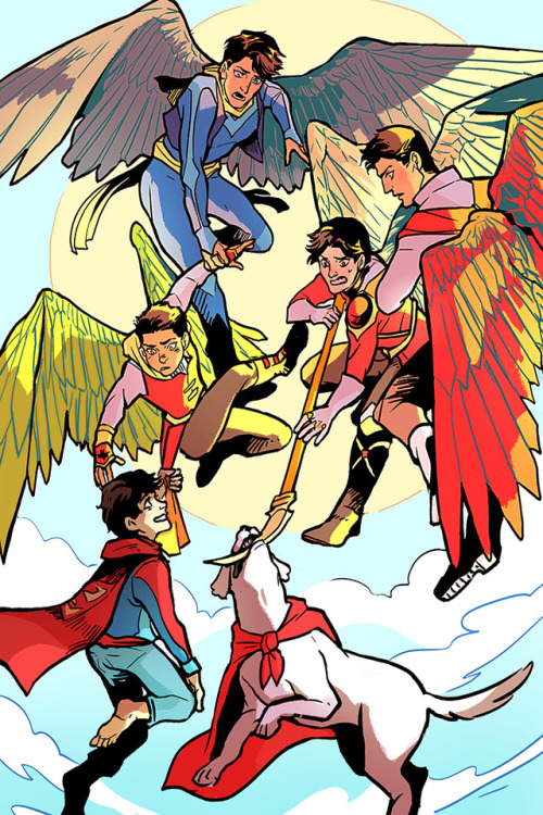 sonialiao: Guardian angel AU, Batfam style! This was my submission for the Batfamily Reverse Big Ban