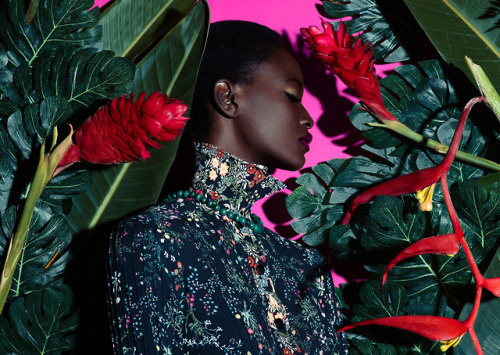 afroklectic:  Jardin FluoPhotography & Stylist: Elena Iv-skayaModel: Oulimata Gallet